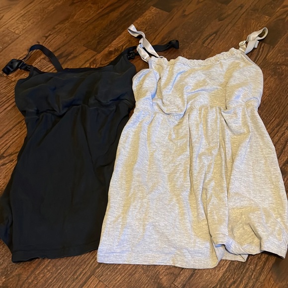 ✨ Amazon Women’s Nursing / Breastfeeding Clip Tank Top - Size Medium - Picture 1 of 3